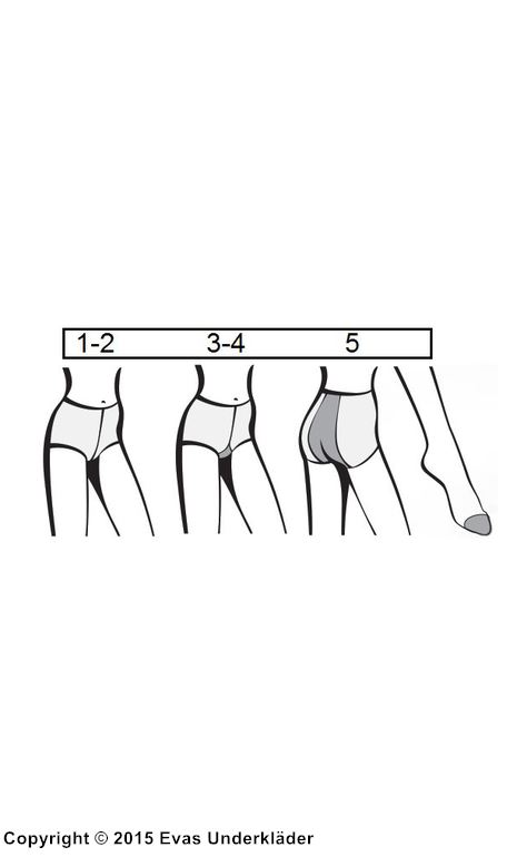 Reinforced toe and crotch pantyhose, high quality, without pattern